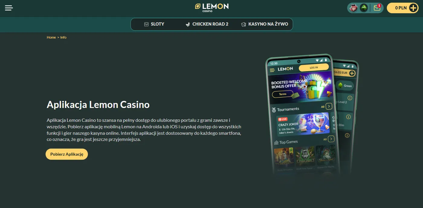 Aplikacja mobilna Lemon Casino Online funkcje, kompatybilność i wygoda gry na telefonie Aplikacja mobilna Lemon Casino Online